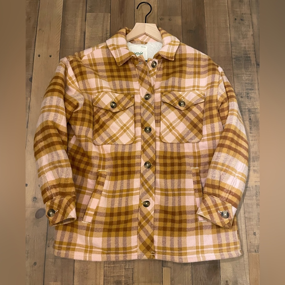 Aerie super soft Oversized Sherpa lined Shacket